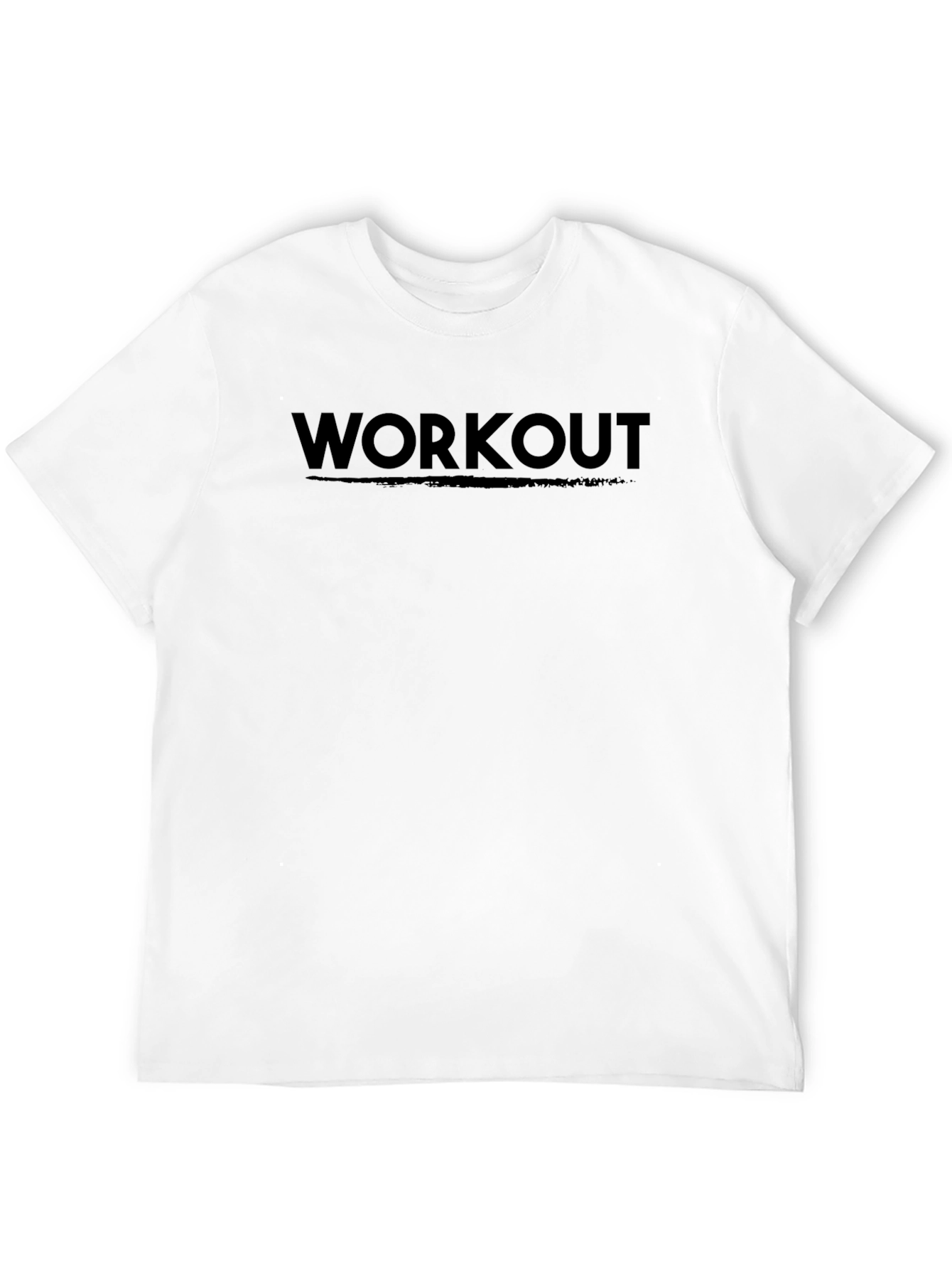 Workout Graphic Black T-Shirt
