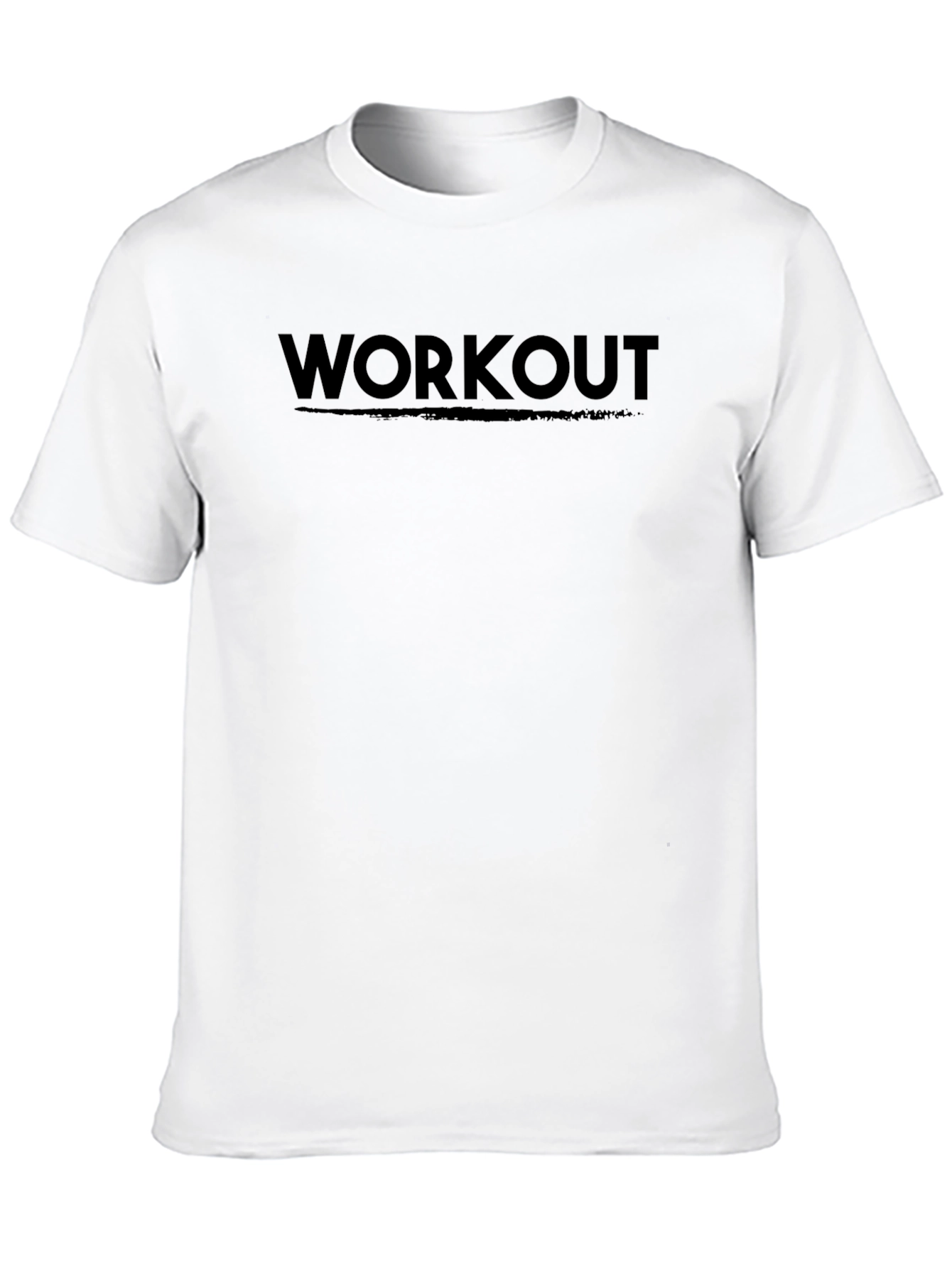 Workout Graphic Black T-Shirt