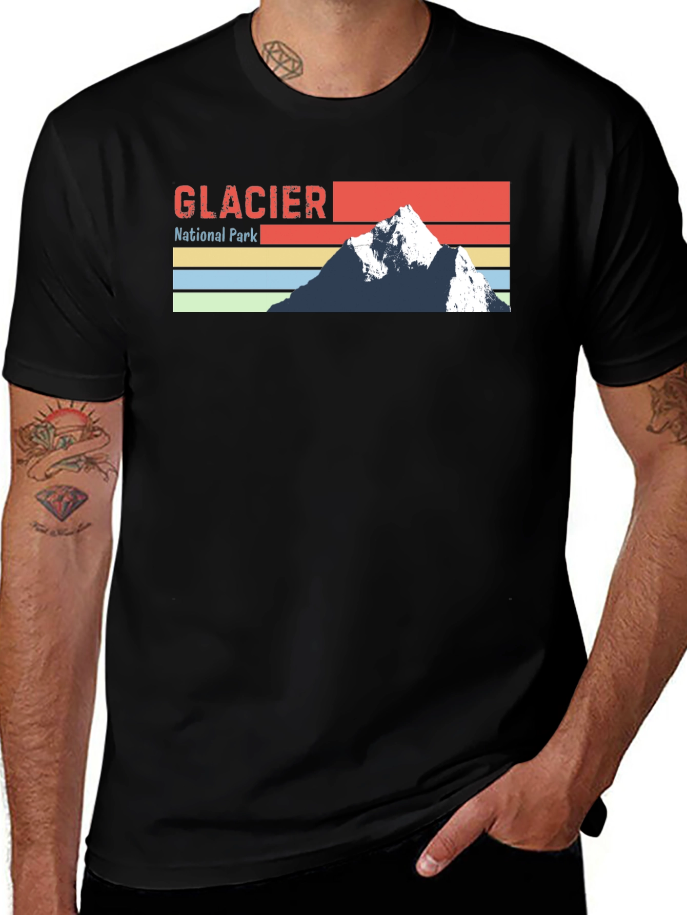 Glacier National Park Graphic T-Shirt