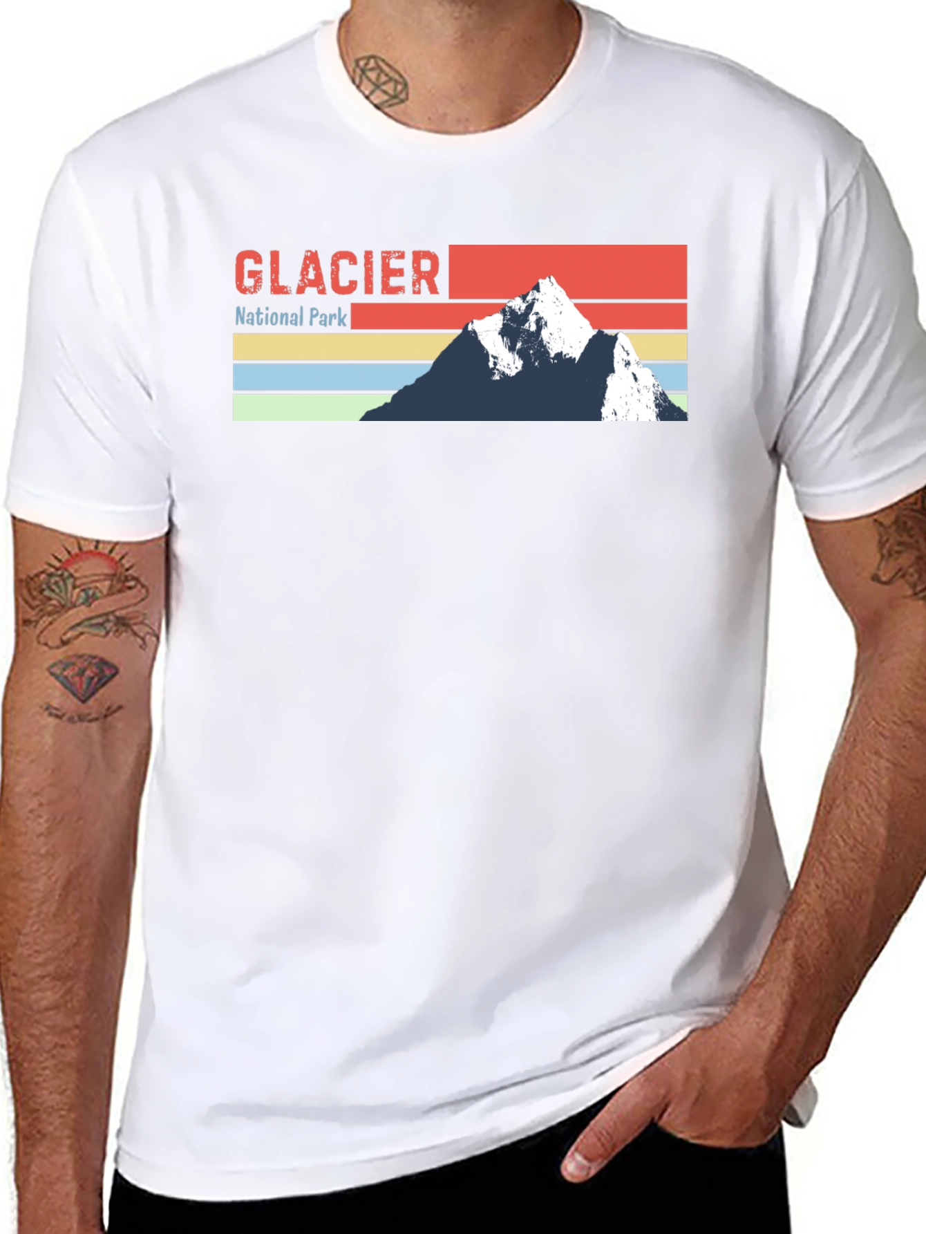 Glacier National Park Graphic T-Shirt