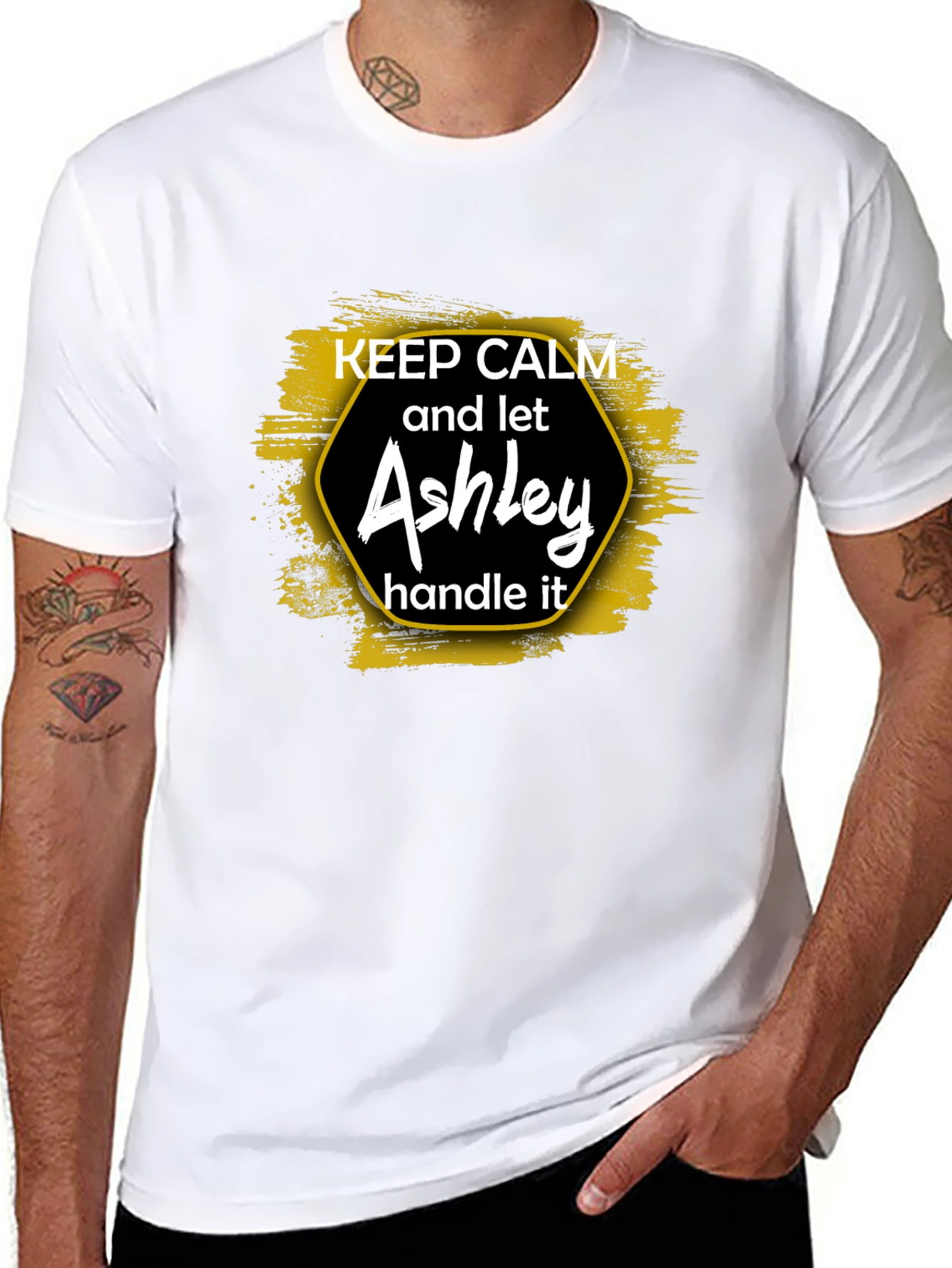 Keep Calm Ashley T-Shirt - Humorous Gift Tee