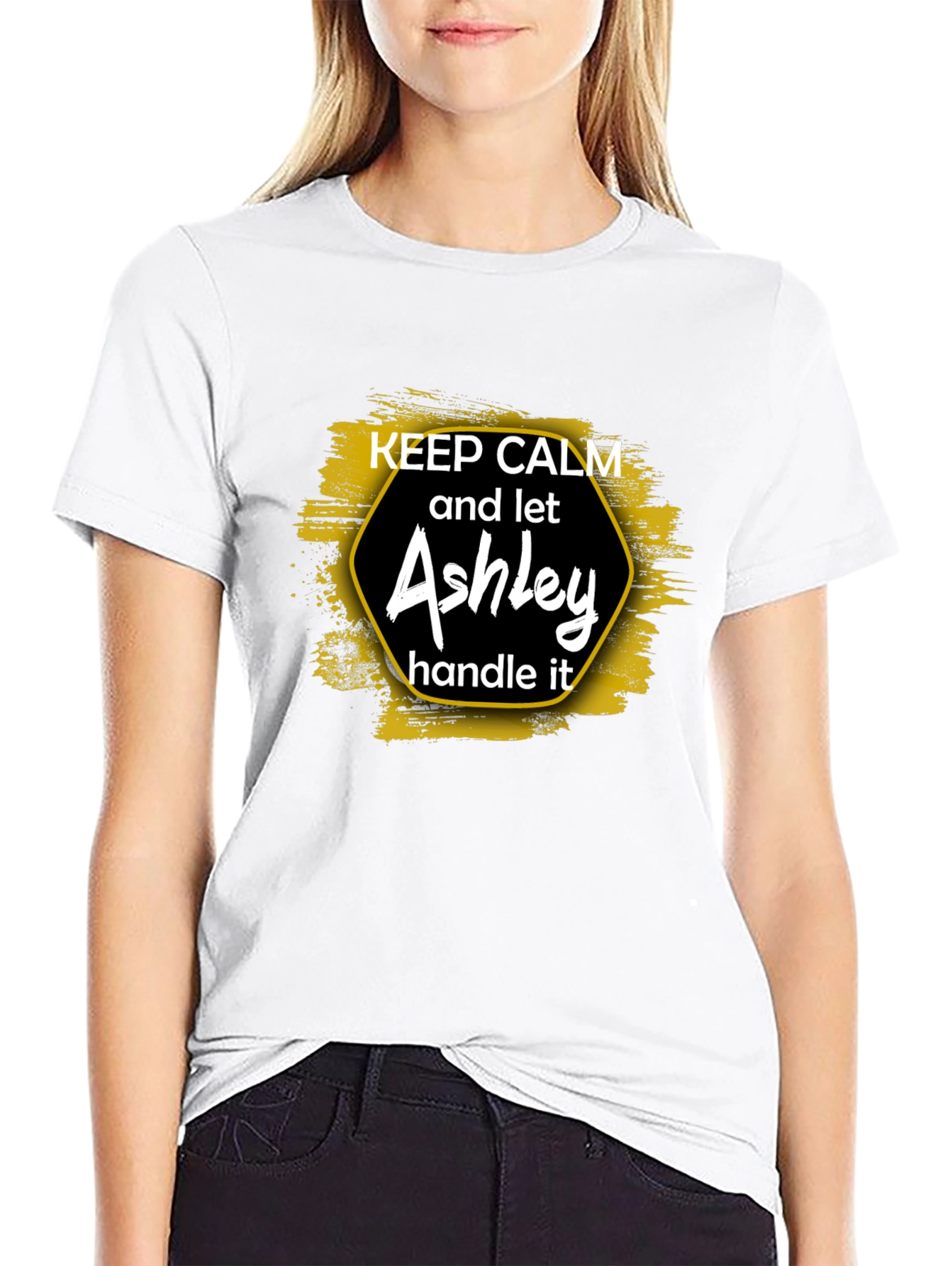 Keep Calm Ashley T-Shirt - Humorous Gift Tee