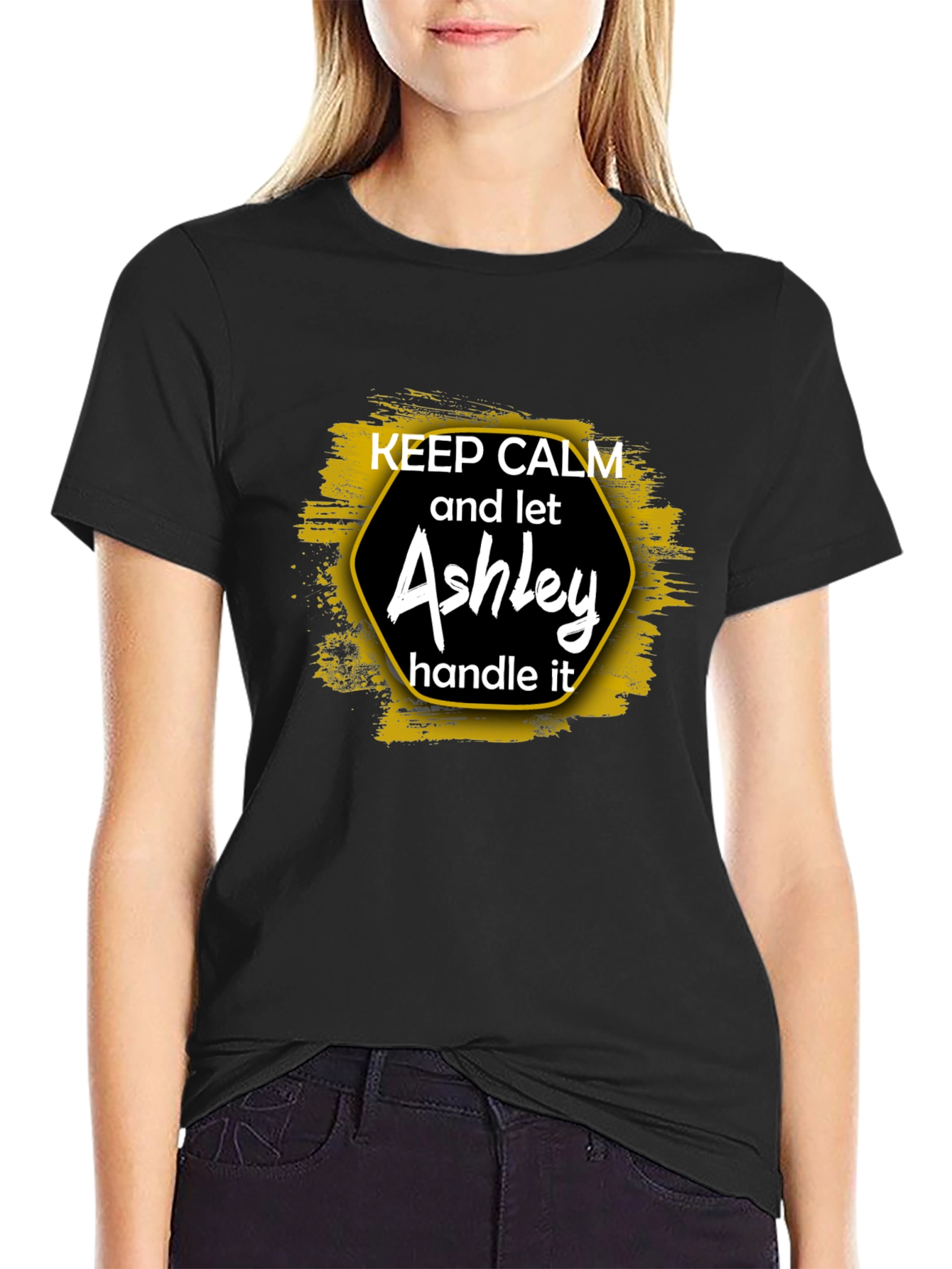 Keep Calm Ashley T-Shirt - Humorous Gift Tee