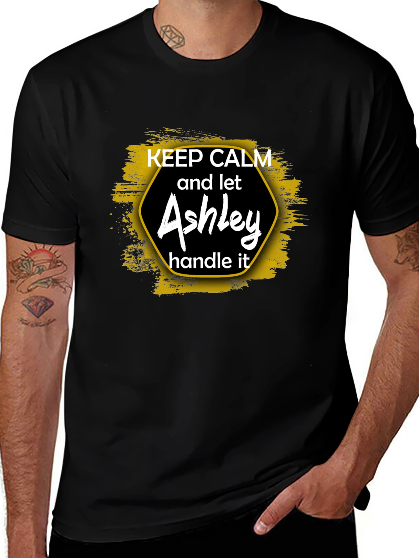 Keep Calm Ashley T-Shirt - Humorous Gift Tee