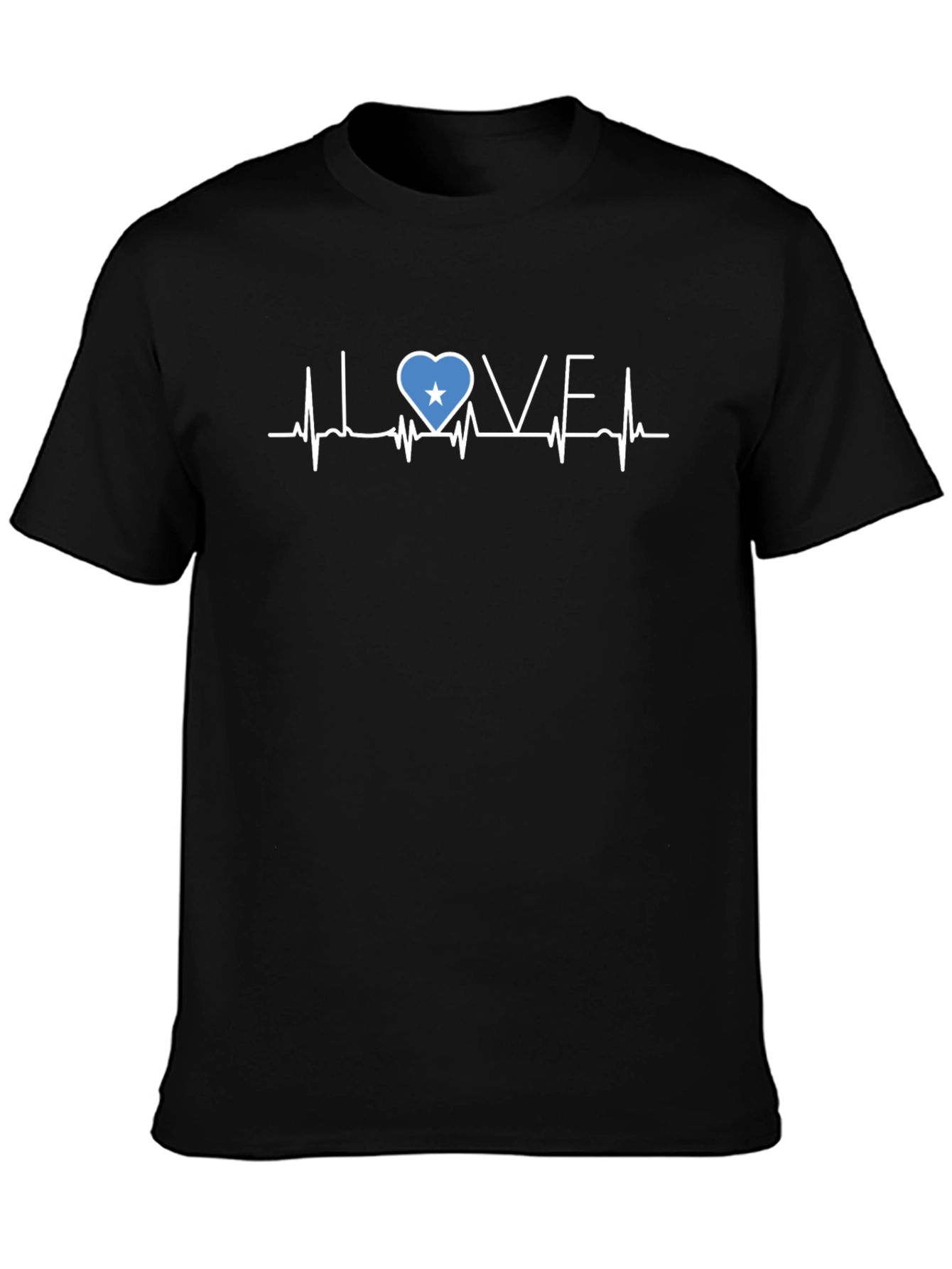 Somalia Love Heartbeat T-Shirt