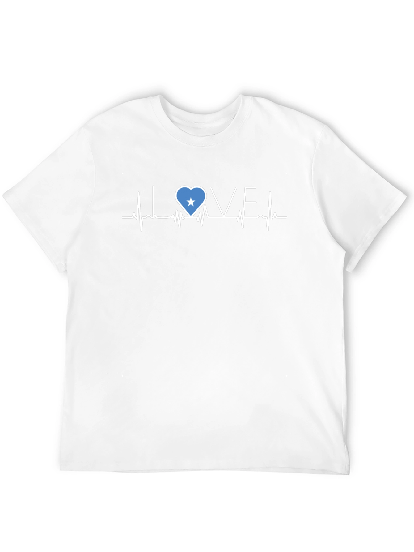 Somalia Love Heartbeat T-Shirt