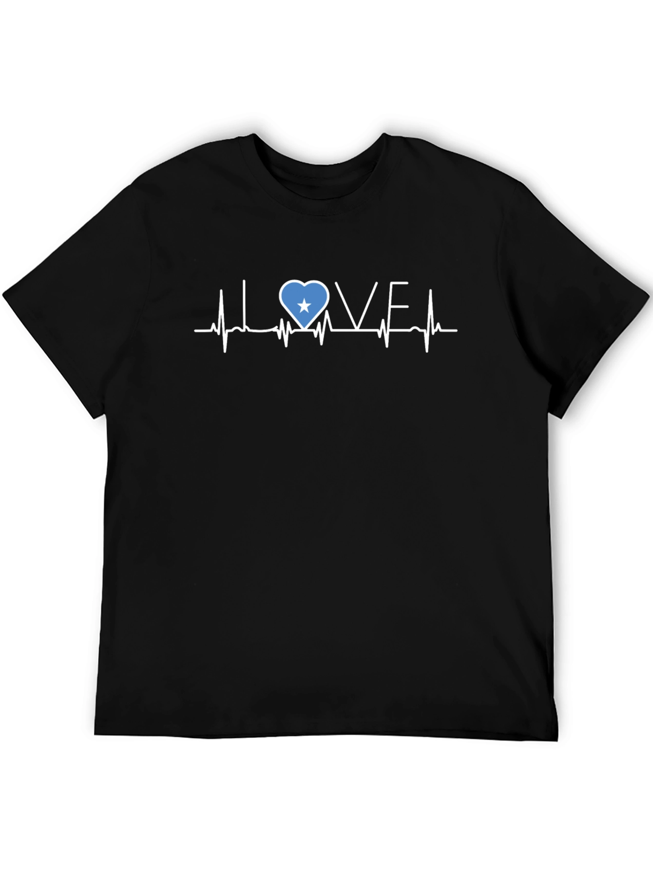 Somalia Love Heartbeat T-Shirt