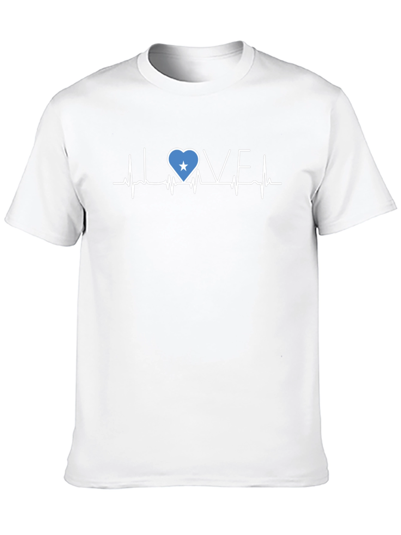 Somalia Love Heartbeat T-Shirt
