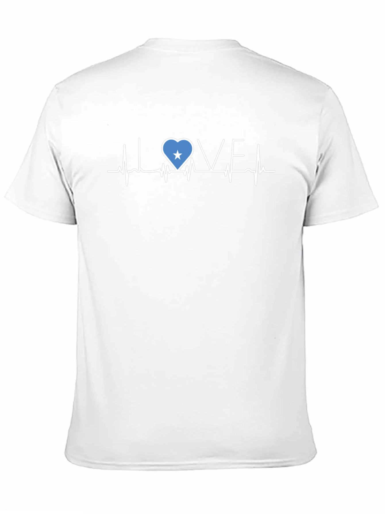 Somalia Love Heartbeat T-Shirt