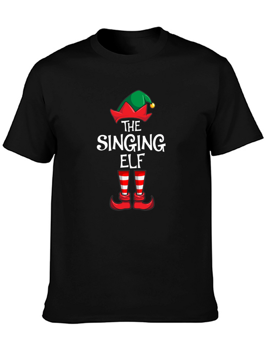 The Singing Elf Christmas Holiday T-Shirt