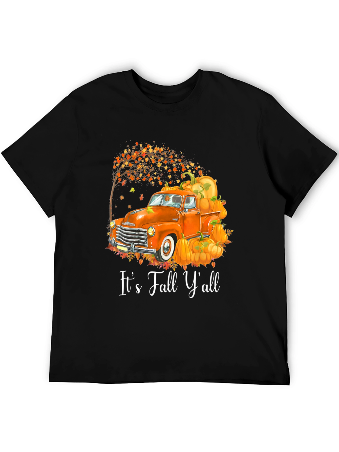 Its Fall Yall Pumpkin Truck T-Shirt