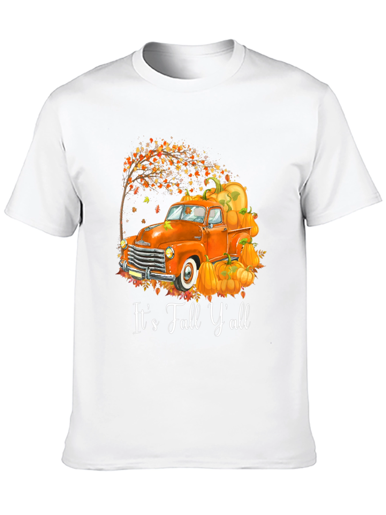 Its Fall Yall Pumpkin Truck T-Shirt