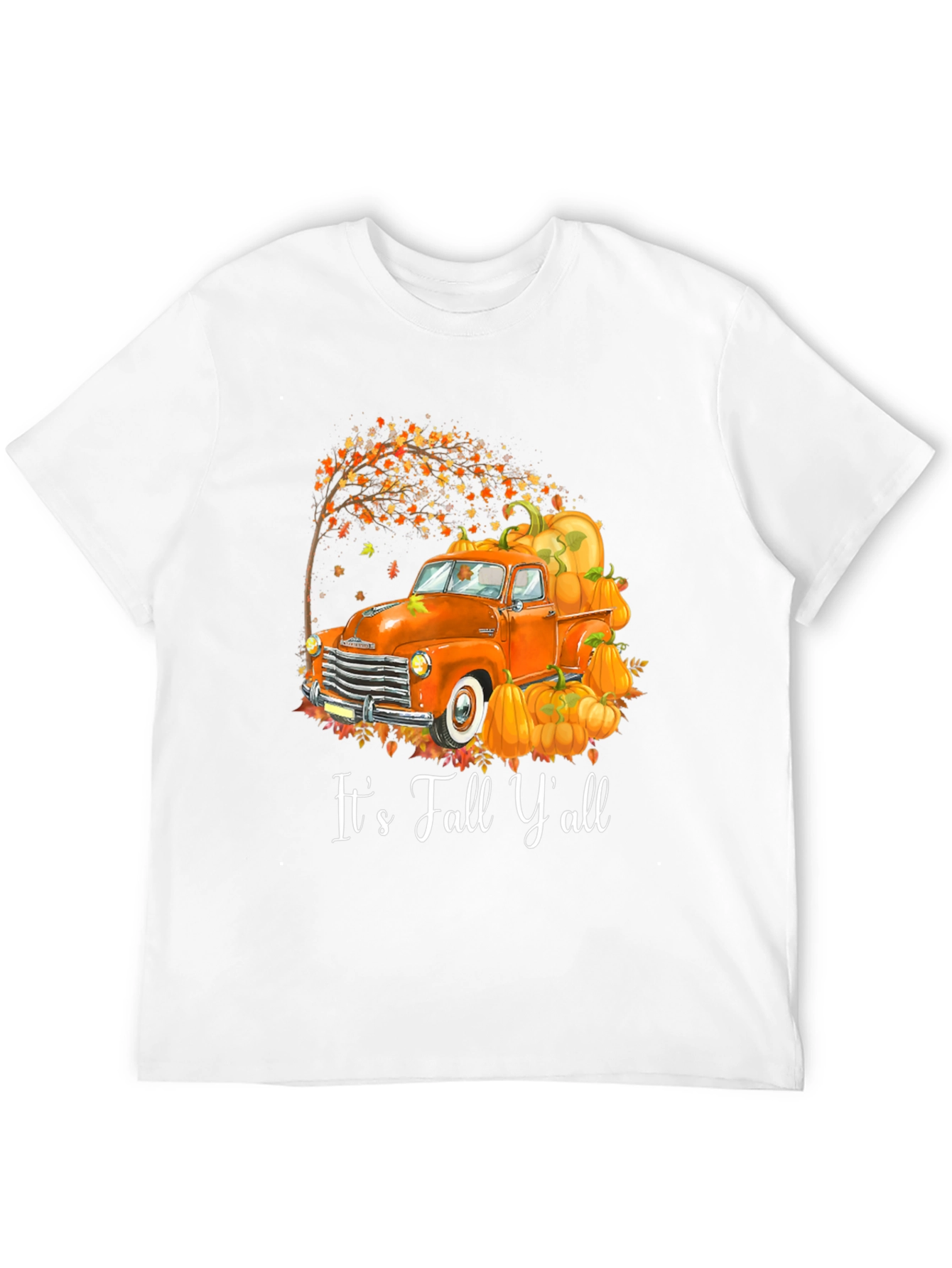 Its Fall Yall Pumpkin Truck T-Shirt