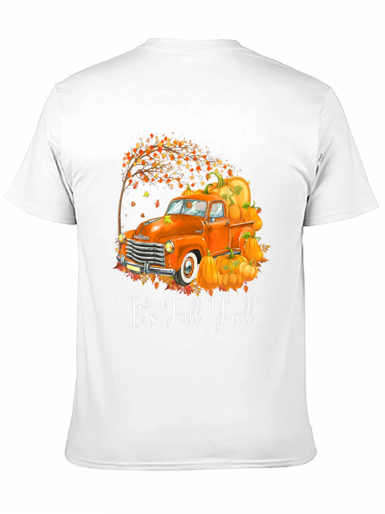 Its Fall Yall Pumpkin Truck T-Shirt