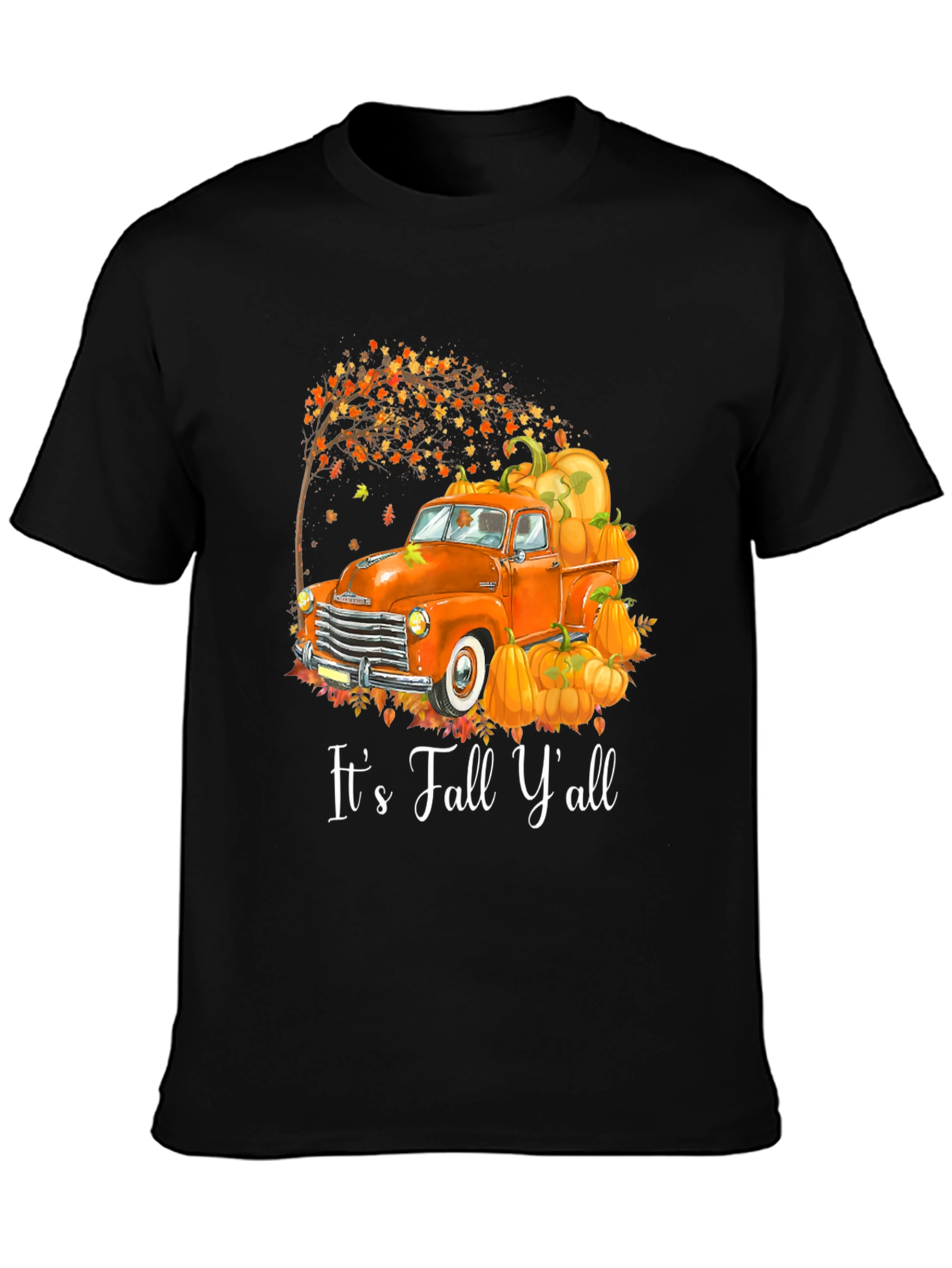 Its Fall Yall Pumpkin Truck T-Shirt