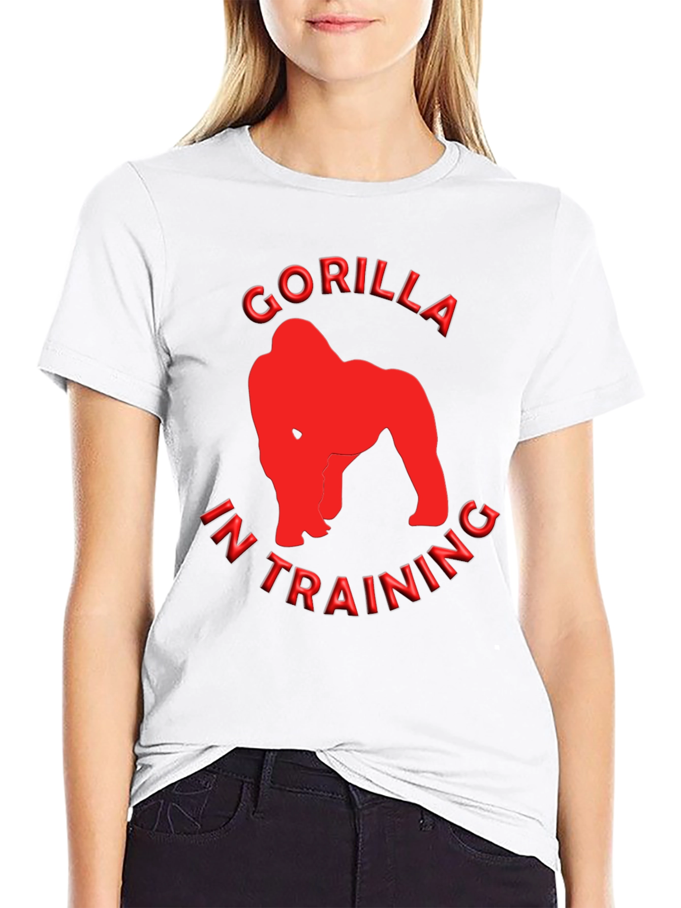 Gorilla In Training Graphic T-Shirt