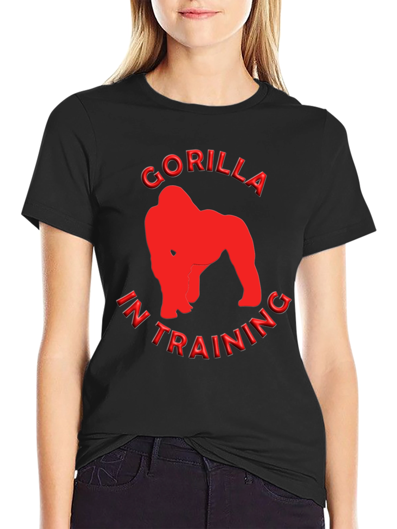 Gorilla In Training Graphic T-Shirt