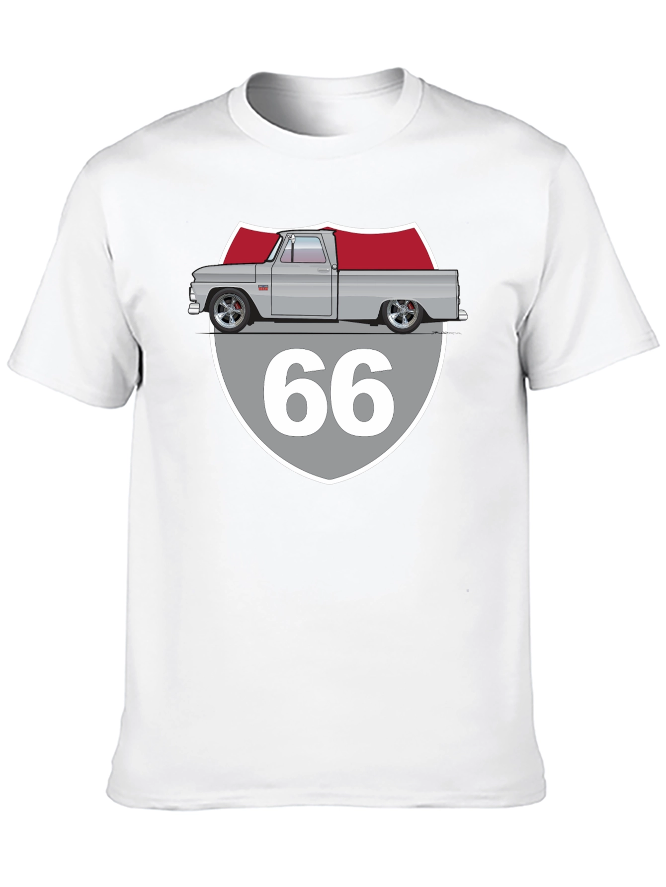 Route 66 Truck Graphic T-Shirt