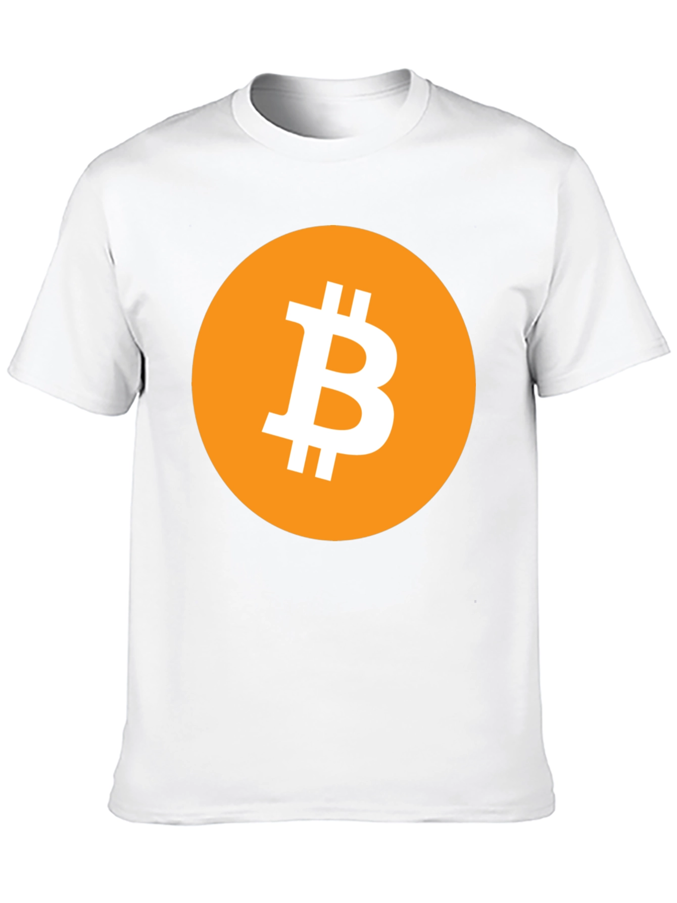 Bitcoin Crypto T-Shirt - Black Round Neck Tee