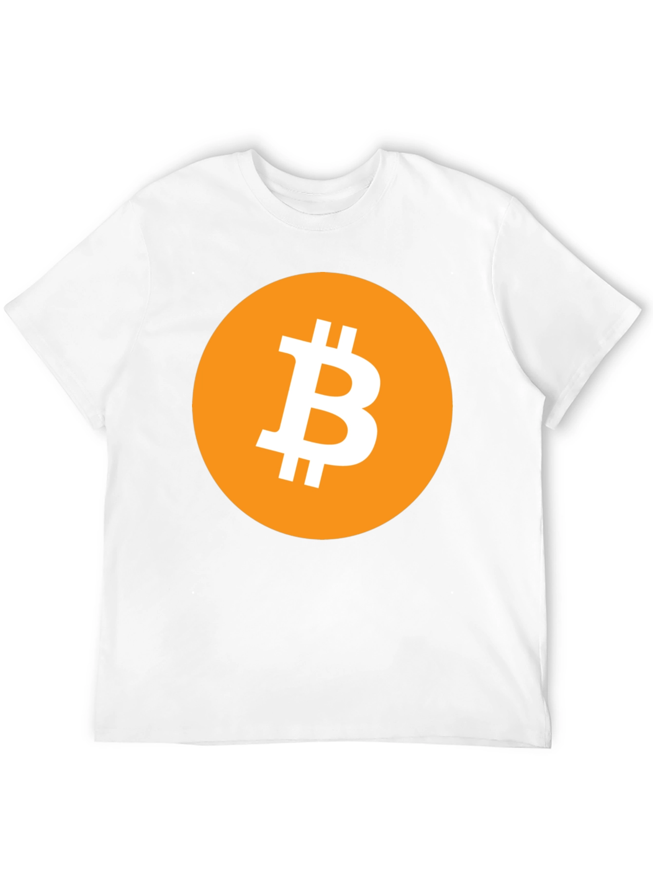 Bitcoin Crypto T-Shirt - Black Round Neck Tee