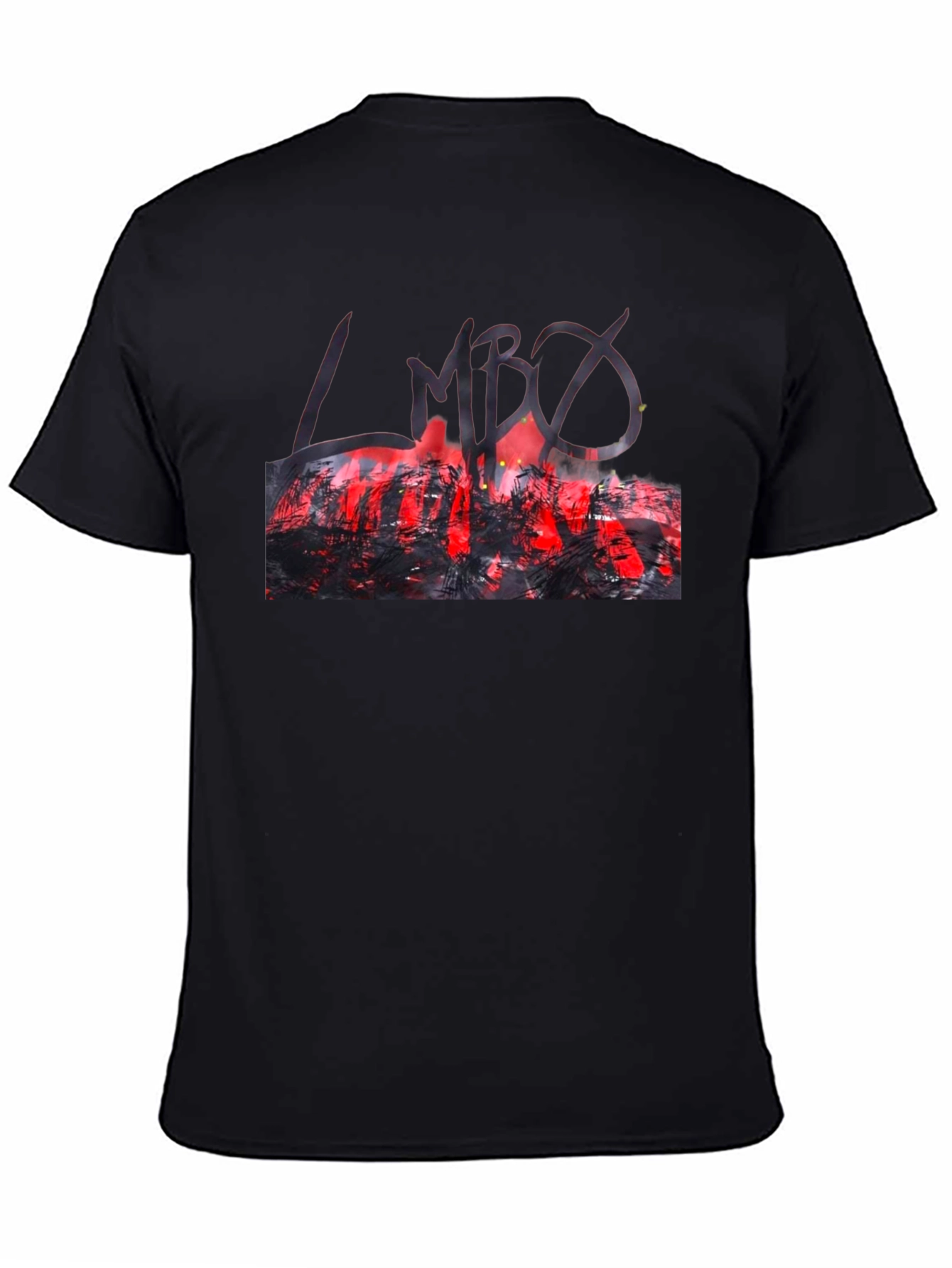 Graphic Print Black T-Shirt - Modern Style