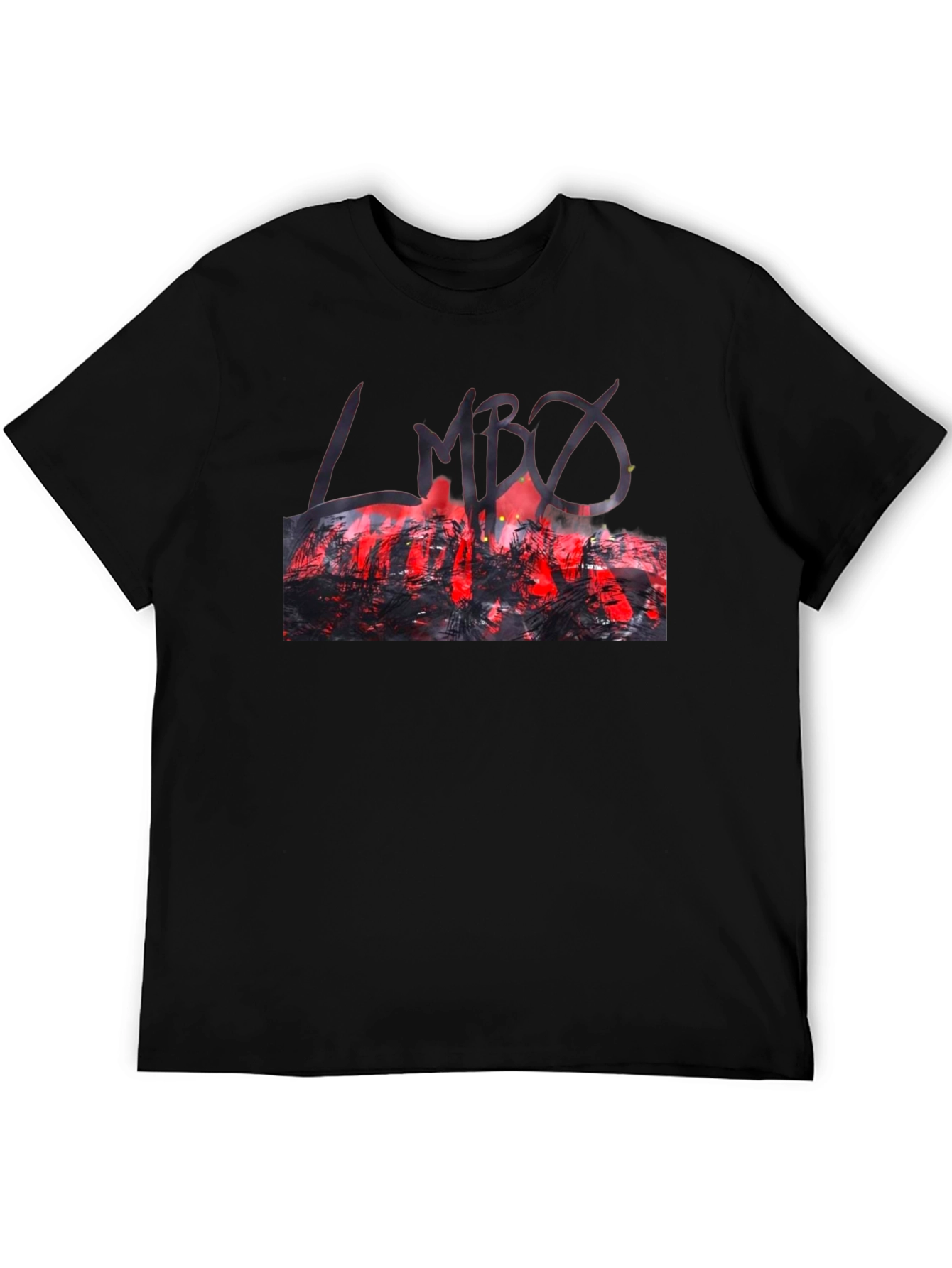 Graphic Print Black T-Shirt - Modern Style
