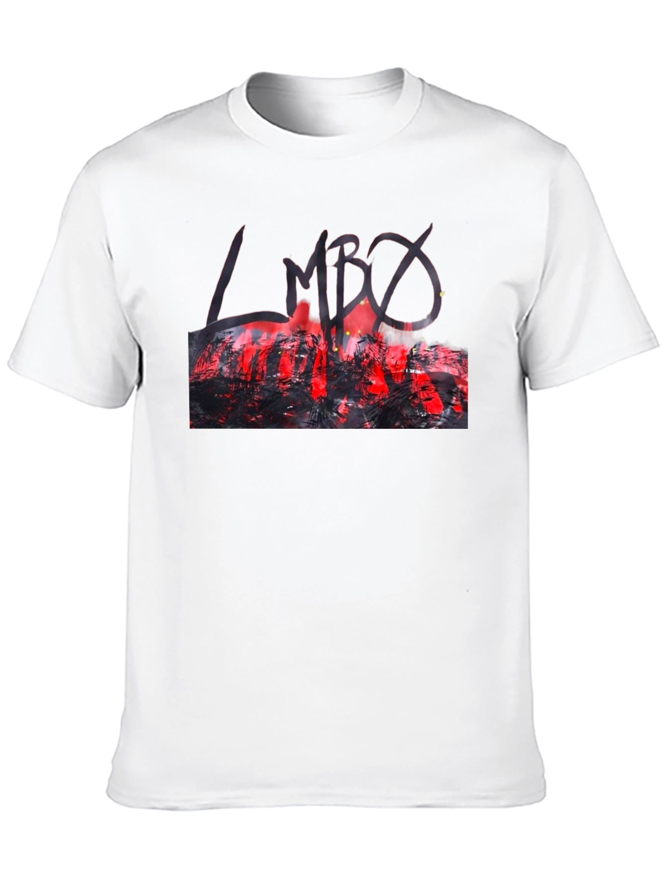 Graphic Print Black T-Shirt - Modern Style