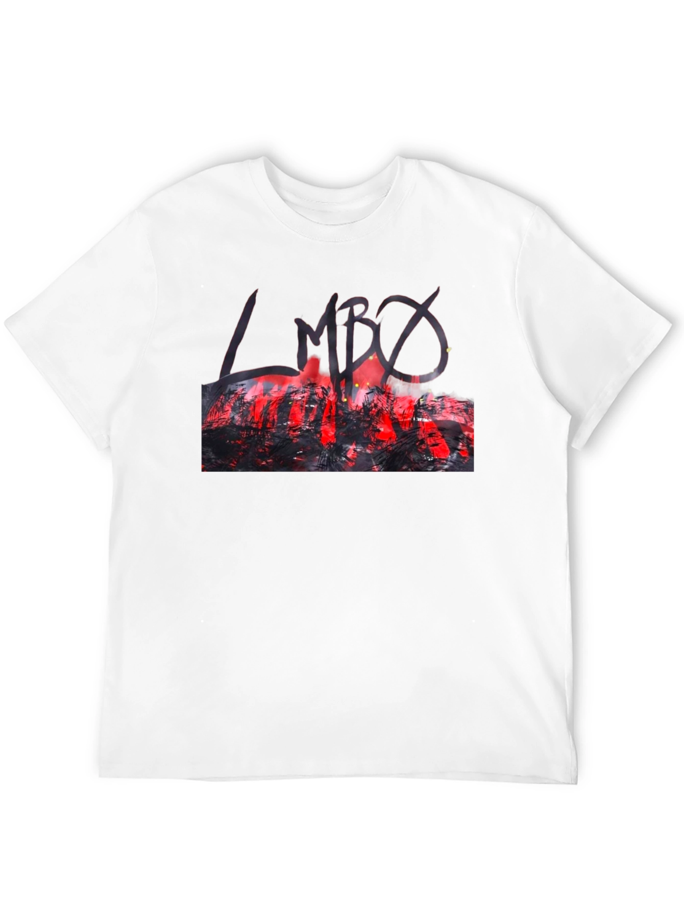 Graphic Print Black T-Shirt - Modern Style