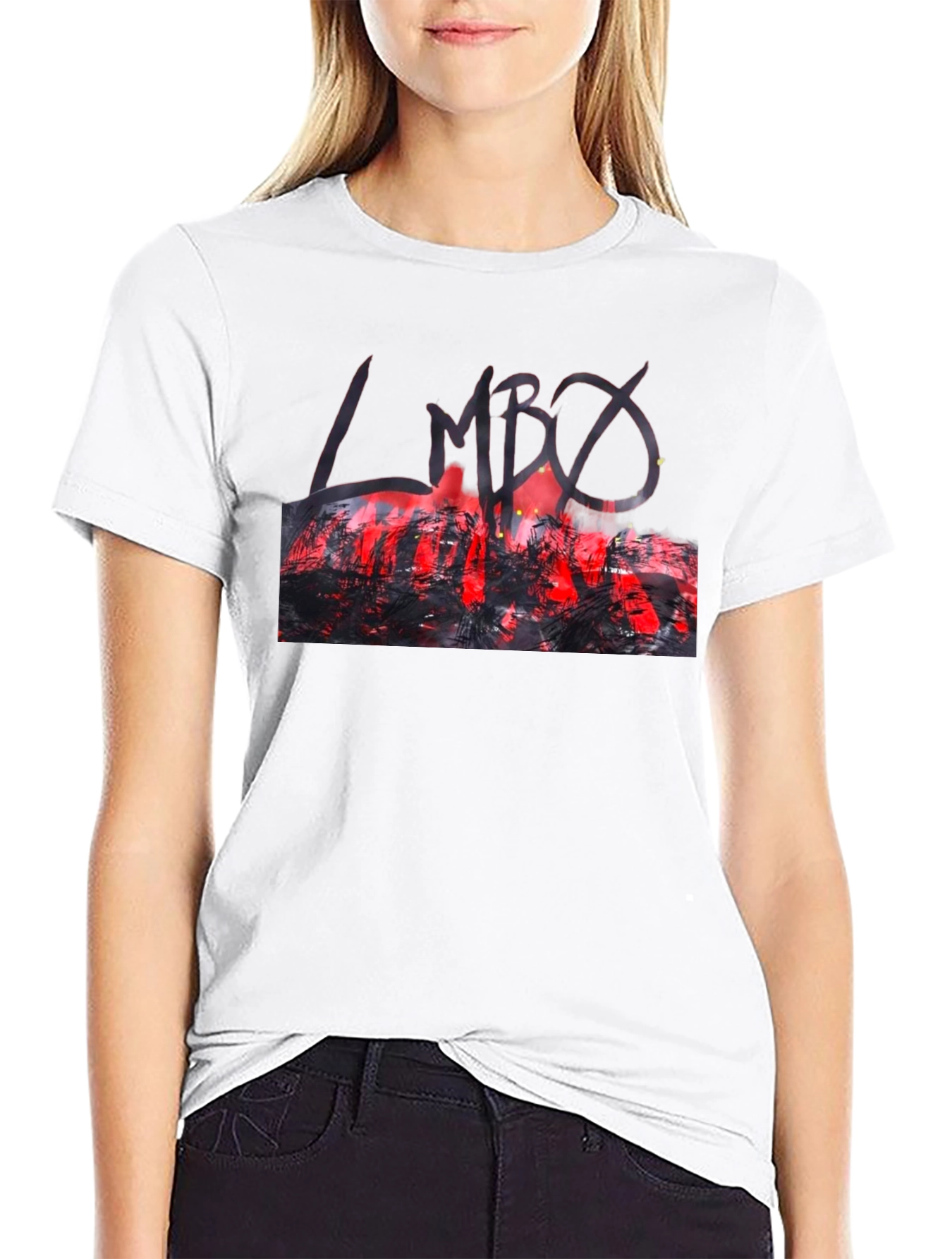Graphic Print Black T-Shirt - Modern Style