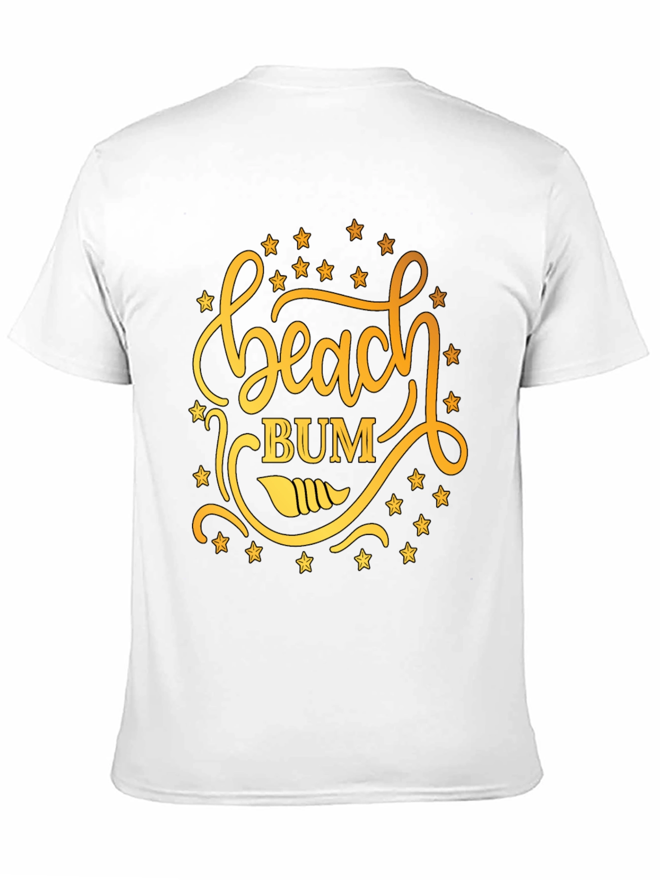 Beach Bum Graphic Tee - Mens Black T-Shirt