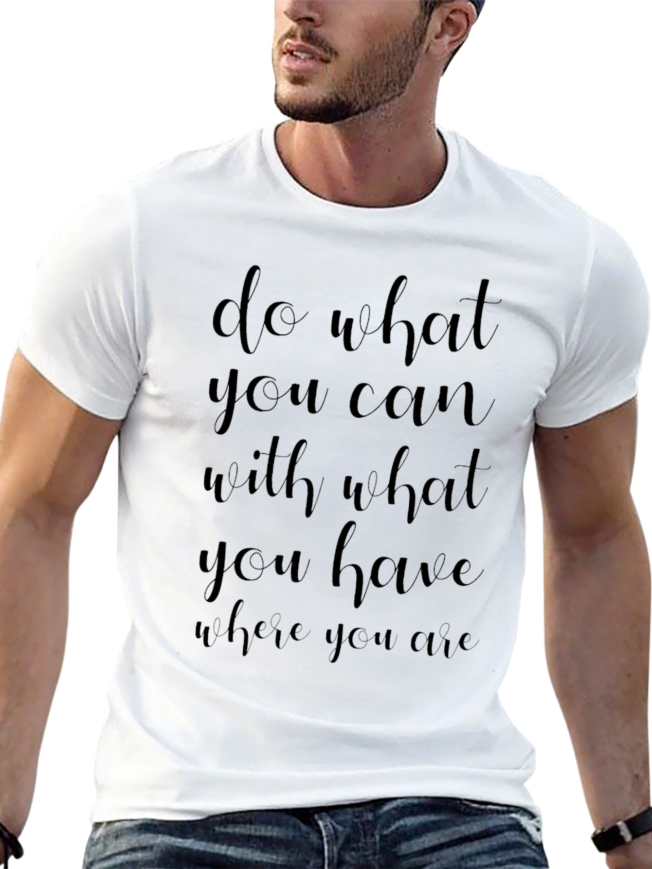 Inspirational Quote T-Shirt - Do What You Can