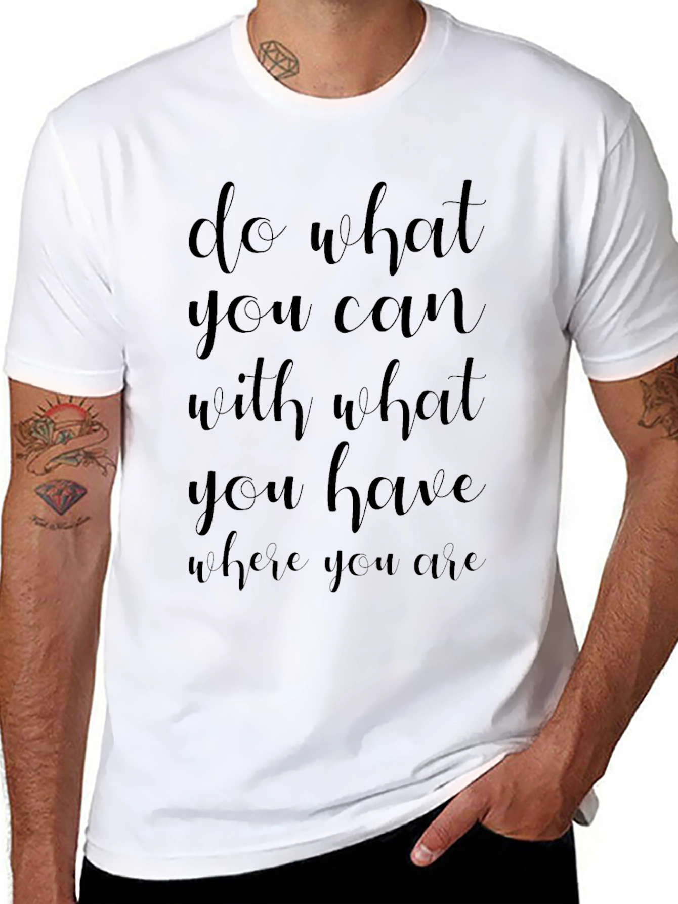 Inspirational Quote T-Shirt - Do What You Can