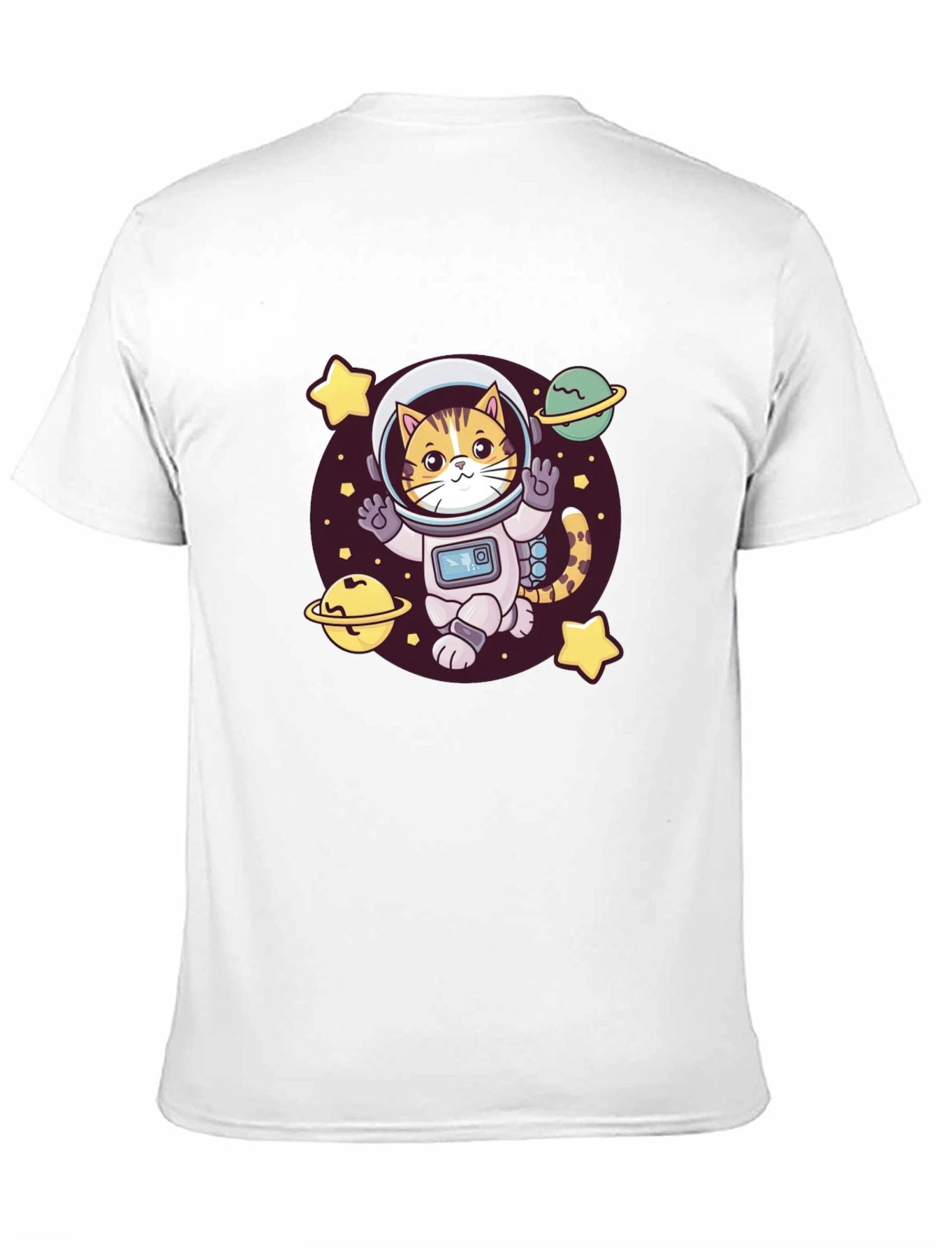 Astronaut Cat T-Shirt - Space Kitty Tee