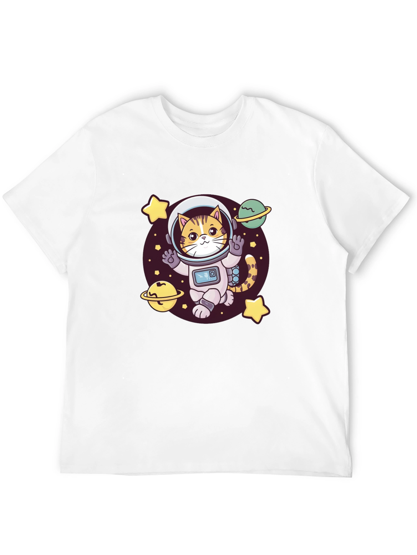 Astronaut Cat T-Shirt - Space Kitty Tee