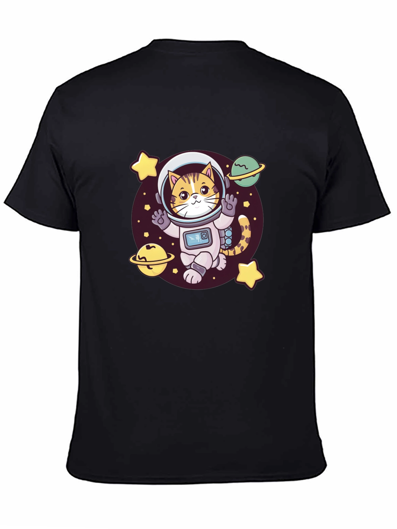 Astronaut Cat T-Shirt - Space Kitty Tee