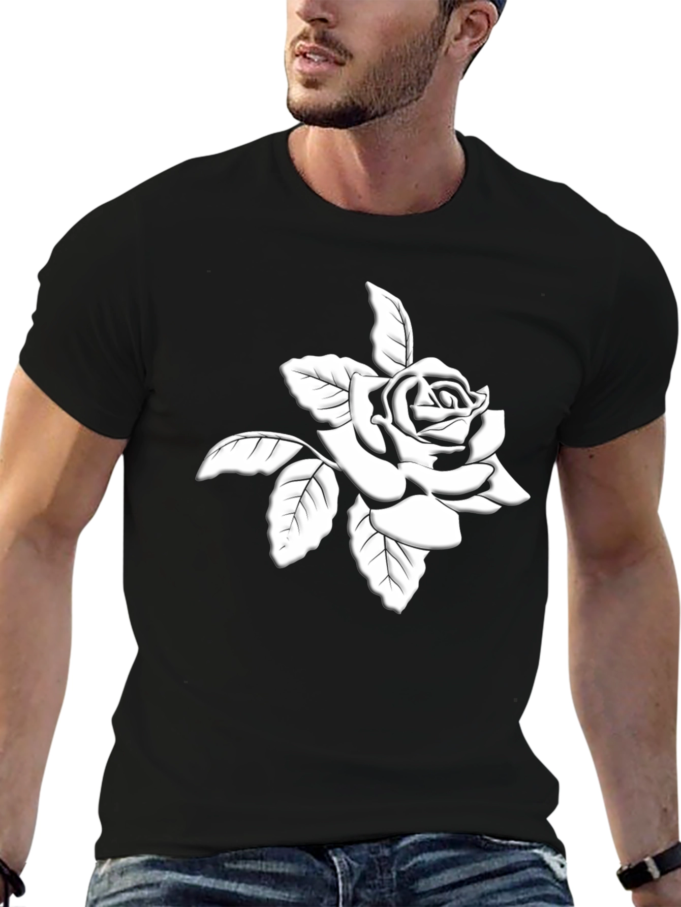 Black Rose Graphic T-Shirt