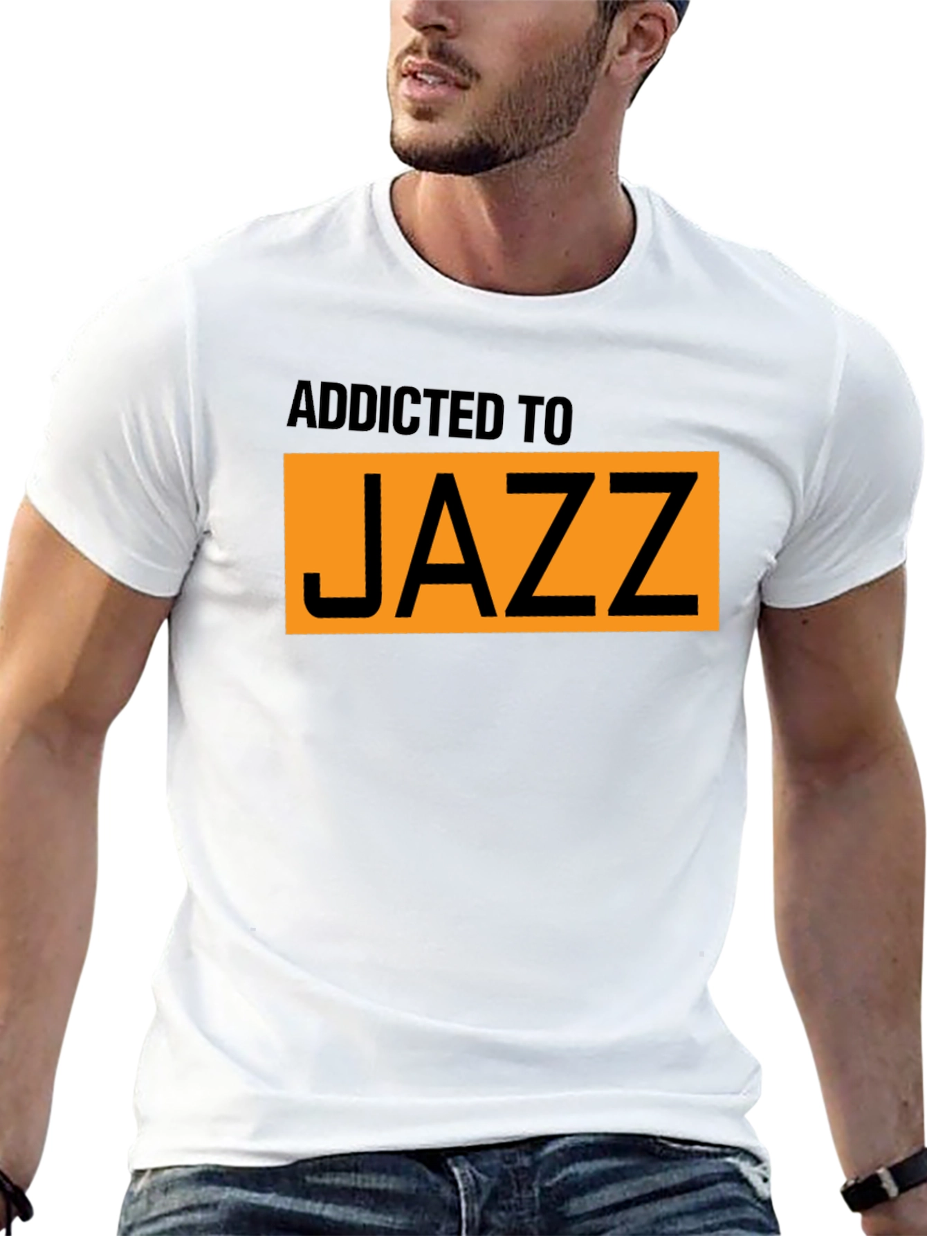 Addicted to Jazz Graphic T-Shirt
