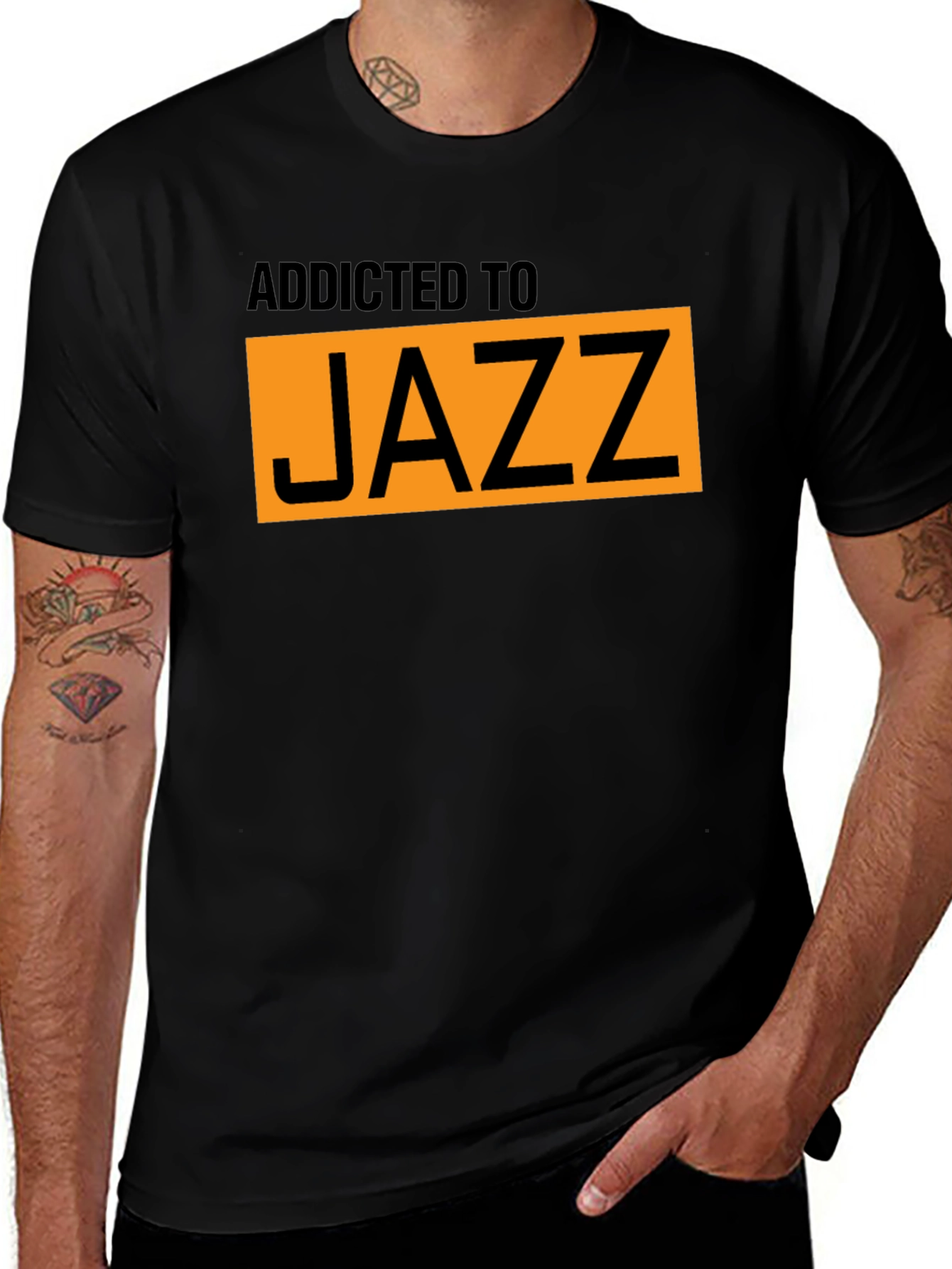 Addicted to Jazz Graphic T-Shirt