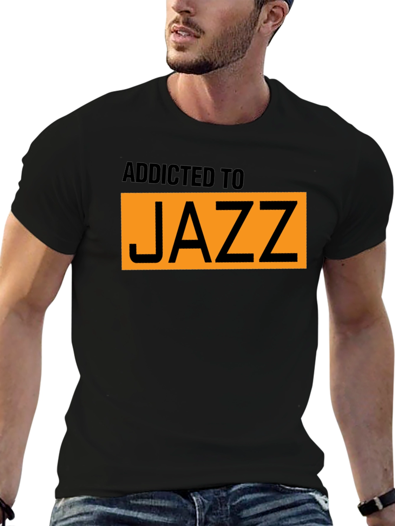 Addicted to Jazz Graphic T-Shirt