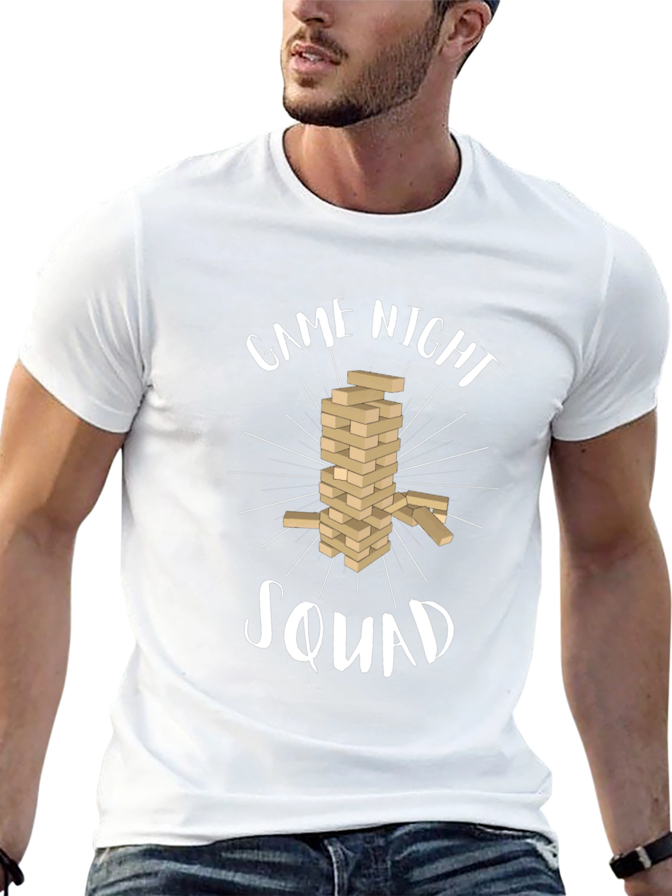 Game Night Squad Black T-Shirt