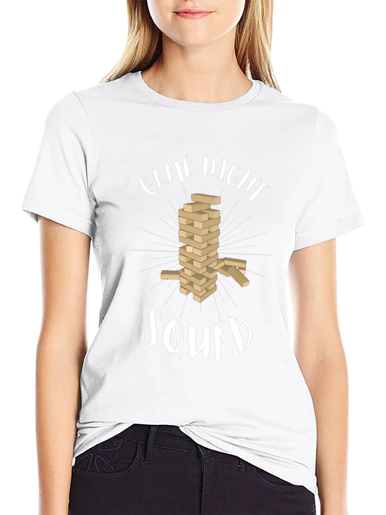 Game Night Squad Black T-Shirt