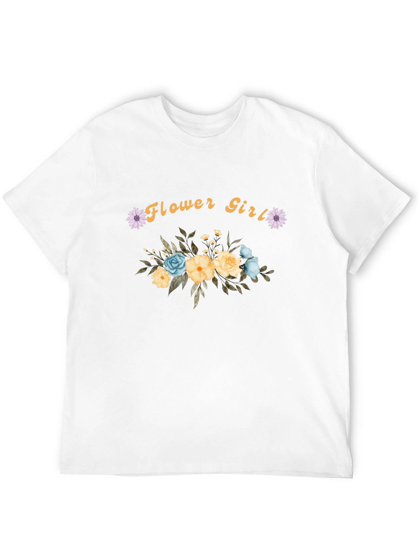 Flower Girl Floral Graphic Tee