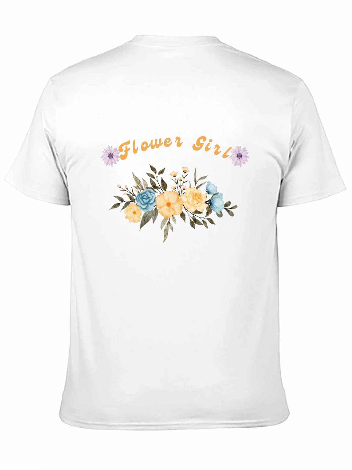 Flower Girl Floral Graphic Tee