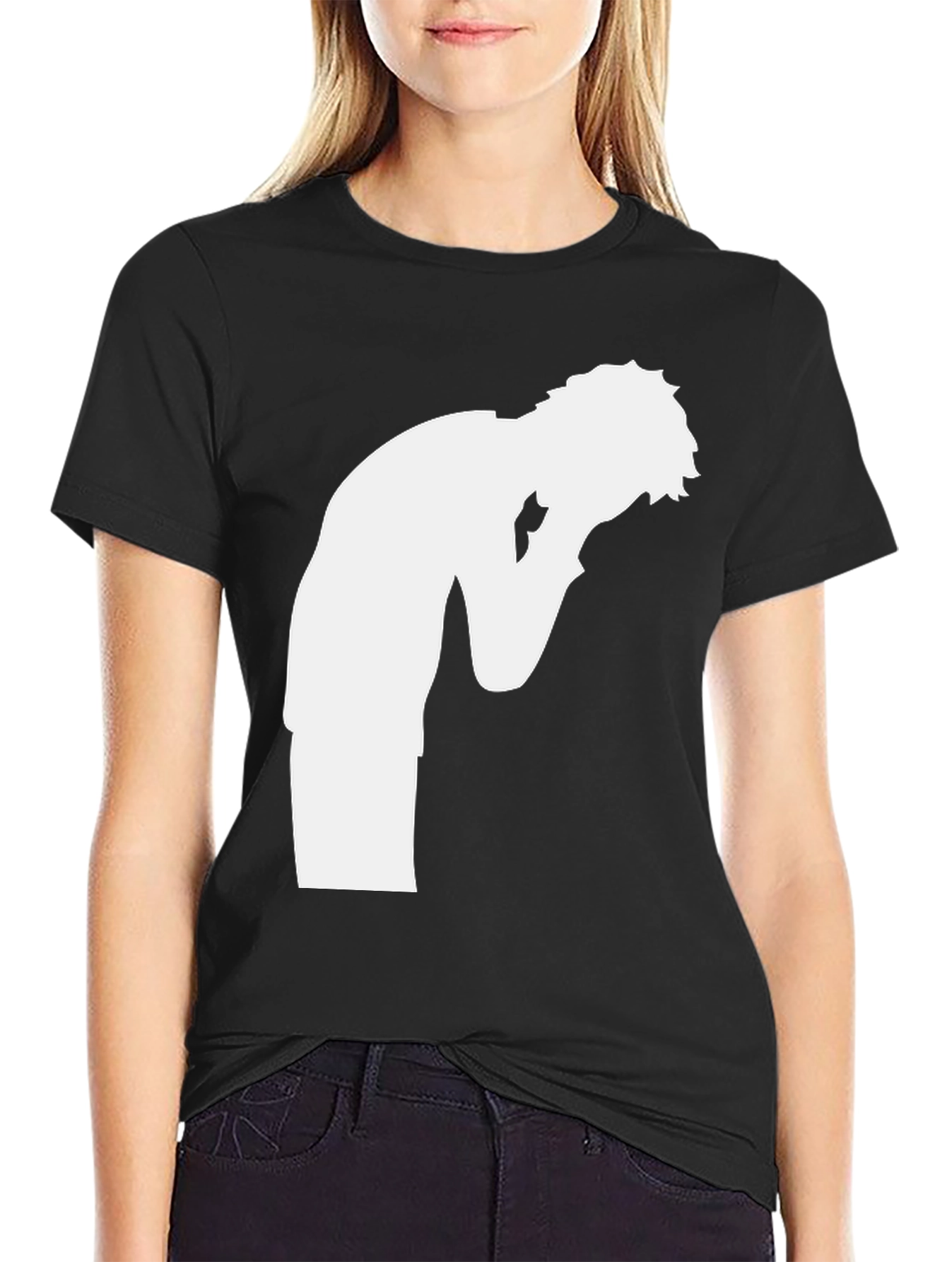 Silhouette Graphic Tee - Black Unisex T-Shirt