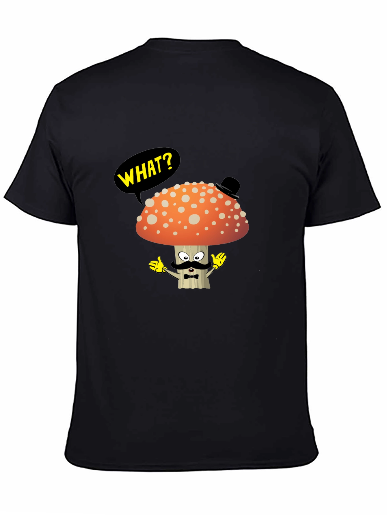 Mushroom Gentleman T-Shirt - Funny Cartoon Tee