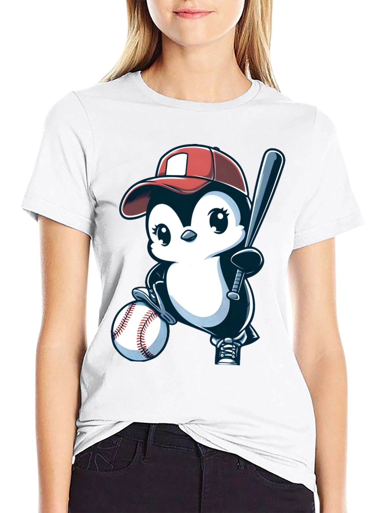 Baseball Penguin T-Shirt