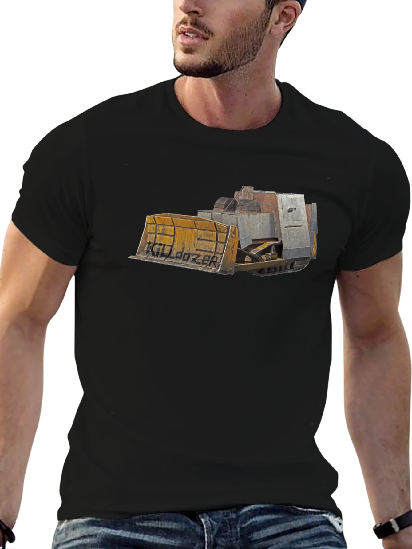 Killdozer Graphic T-Shirt - Black Cotton Tee