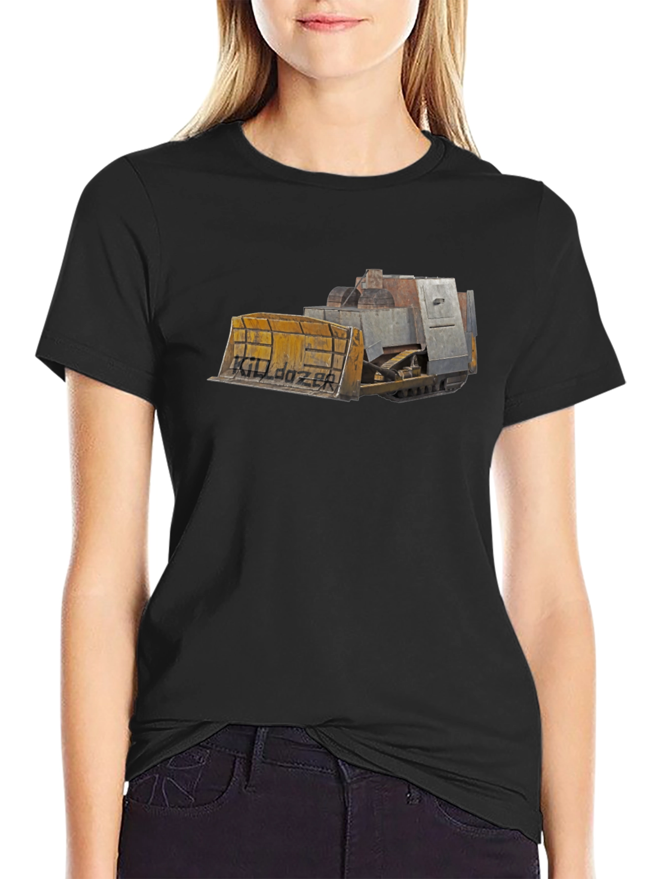 Killdozer Graphic T-Shirt - Black Cotton Tee