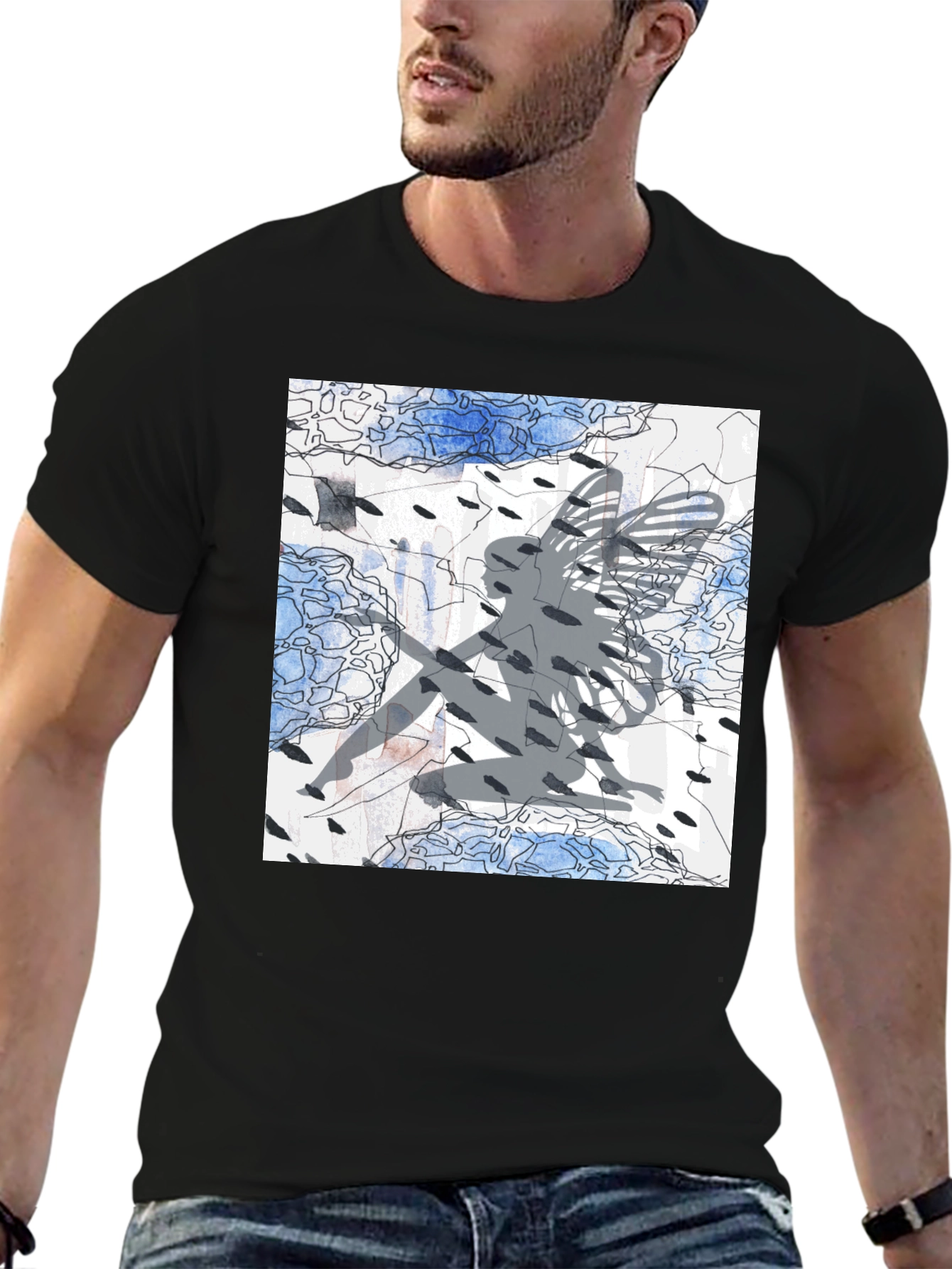 Fairy Graphic Tee - Unique Art T-Shirt
