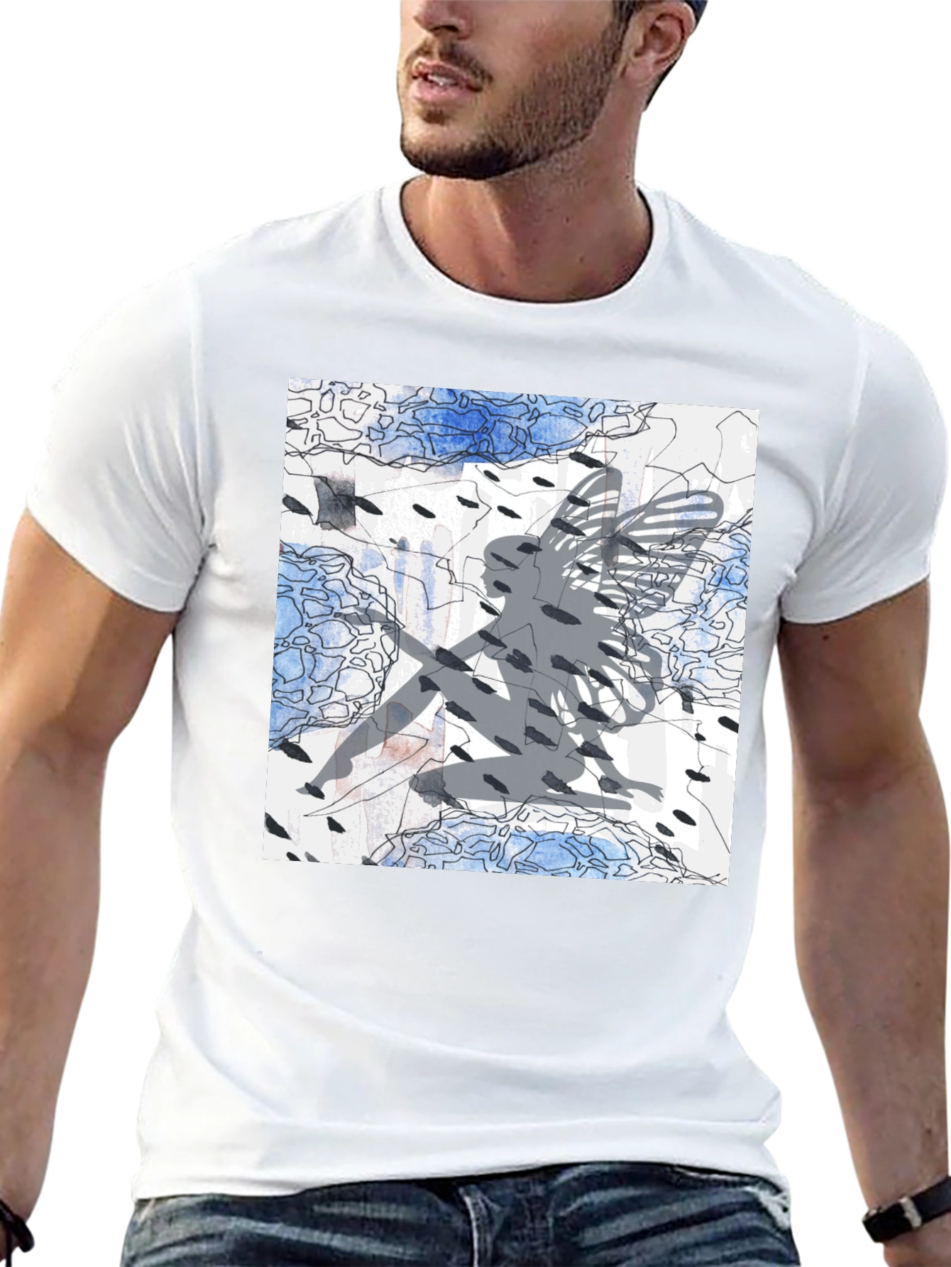 Fairy Graphic Tee - Unique Art T-Shirt